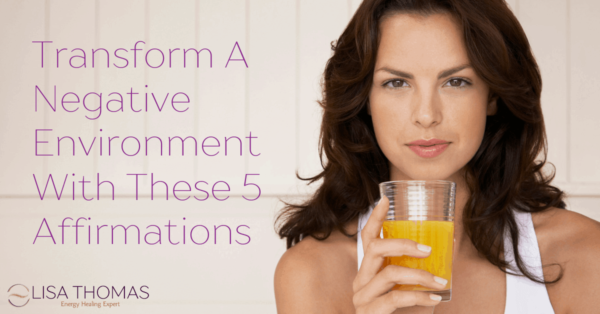 A woman holding a glass of orange juice - "Transform A Negative Environment With These 5 Affirmations"