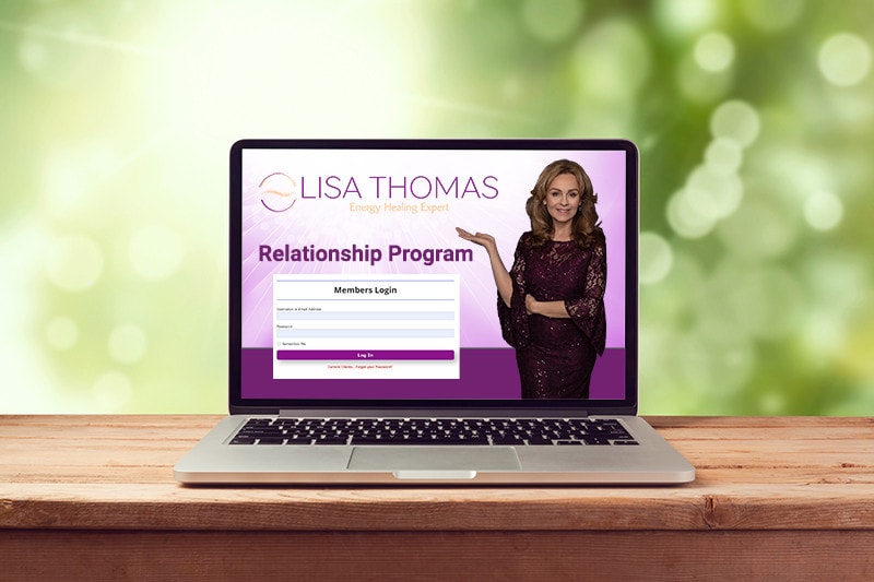 Login screen for Lisa Thomas's Relationship Program