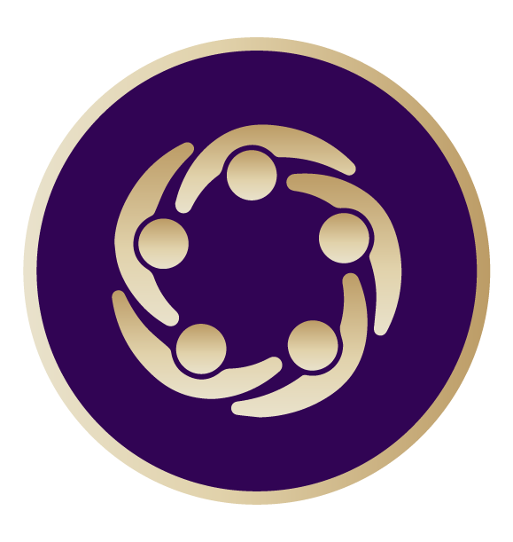 Circle of people icon