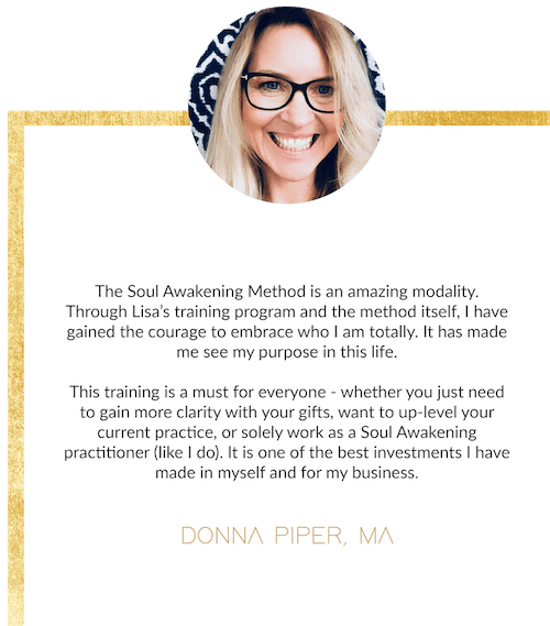 Photo of and Testimonial from Donna Piper