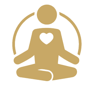 Gold Meditation Icon